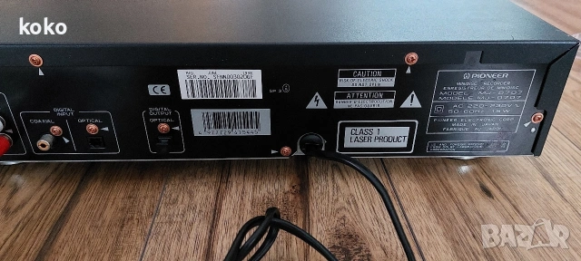 Minidisc Pioneer MJ-D707, снимка 3 - Ресийвъри, усилватели, смесителни пултове - 54069469