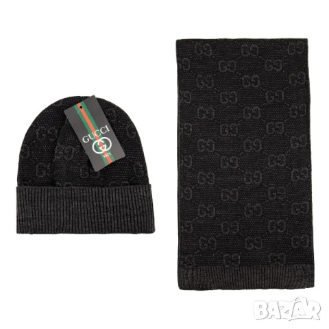 шапка и шал gucci louis vuitton nikr hugo boss , снимка 9 - Шапки - 51404182