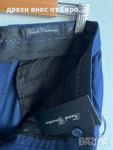French Connection тъмносин мъжки панталон, снимка 7 - Панталони - 50093504