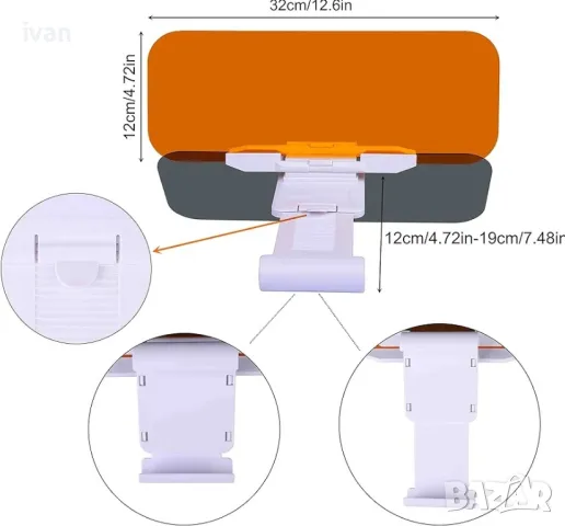 Visor слънчев сенник за кола (Нощно и Дневно Шофиране), снимка 4 - Аксесоари и консумативи - 49445820