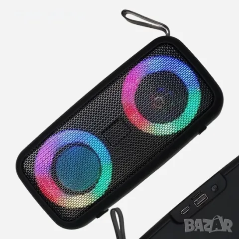 RGB Light NB-051 Bluetooth 5.0 преносим безжичен високоговорител, снимка 3 - Тонколони - 47969350