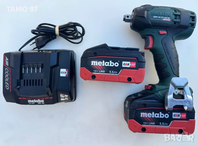 Metabo SSW 18 LTX 300 BL -  Акумулаторен безчетков гайковерт 2x18V 5.5Ah 