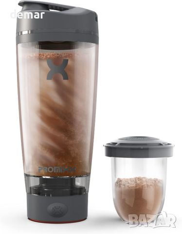 Бутилка с електрически протеинов шейкър Promixx PRO 600 ml, без BPA, снимка 1 - Спортна екипировка - 46024300