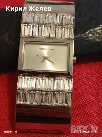 Модерен дамски часовник Red herring japan quartz стил и елегантност 51694, снимка 2 - Дамски - 53590283