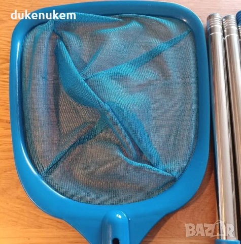 Мрежа за почистване на басейн с телескопична дръжка 200 см, снимка 9 - Басейни и аксесоари - 52711255