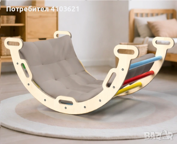 НОВ Монтесори дървен комплект за игра., снимка 2 - Мебели за детската стая - 53414234