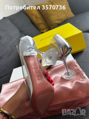 AMINA MUADDI Ami glass PVC pumps, снимка 2 - Дамски обувки на ток - 47069205