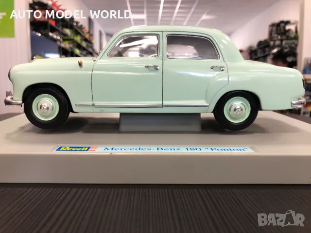 REVELL метална колекционерска количка MERCEDES 180 PONTON 1:18, снимка 3 - Колекции - 46964872