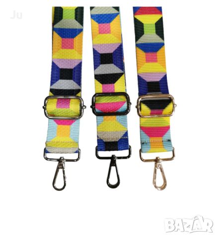 Цветна дръжка за чанта, текстилна , снимка 17 - Чанти - 34125527