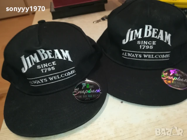 JIM BEAM X2 ШАПКИ ЗА 125ЛВ 0607250709, снимка 13 - Шапки - 50922702
