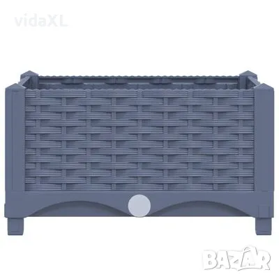 vidaXL Повдигната леха, 40x40x23 см, полипропилен(SKU:310397), снимка 2 - Други - 49322818