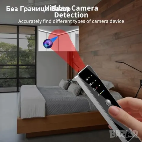 Нов Детектор за скрити камери и GPS тракери Антишпионско устройство, снимка 2 - Друга електроника - 48898588