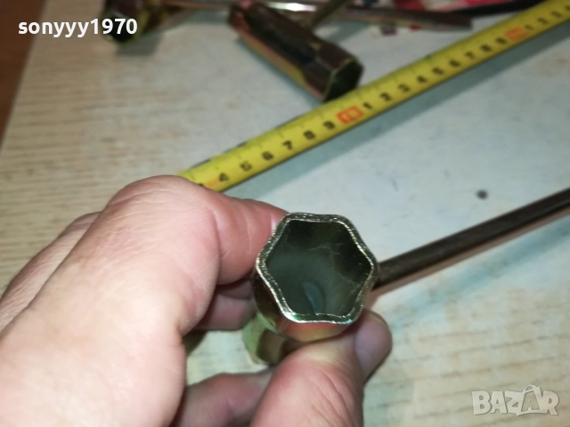 КЛЮЧ ЗА СВЕЩИ С ОТВЕРТКА ЗА РЕЗАЧКА 25ЛВ ЗА БРОЙ 2911251723, снимка 14 - Градинска техника - 52585175