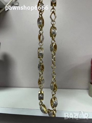 Златен ланец 14 карата, снимка 6 - Колиета, медальони, синджири - 52927166