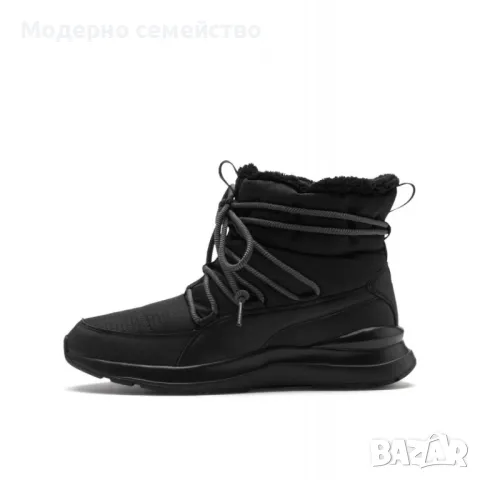 Зимни дамски боти  PUMA Adela Winter Boot Black, снимка 4 - Дамски боти - 46978463