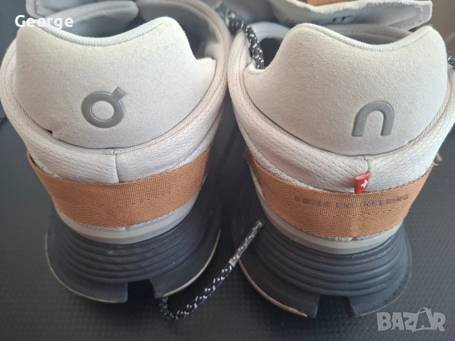 Маратонки On Cloudnova white/pecan, снимка 8 - Маратонки - 54303536