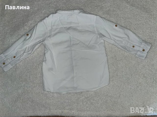 Две Детски Ризки за Момче H&M - 2-3г, снимка 5 - Детски ризи - 46886161