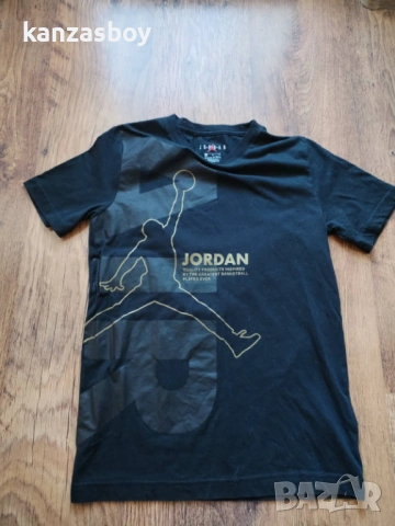 nike jordan - страхотна юношеска тениска 147-163см., снимка 5 - Детски тениски и потници - 53643946