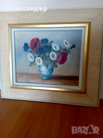 Маслена картина подписана, снимка 7 - Картини - 53919383