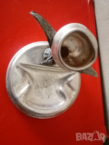 Винтидж пепелник - орел, снимка 3 - Други ценни предмети - 53924430