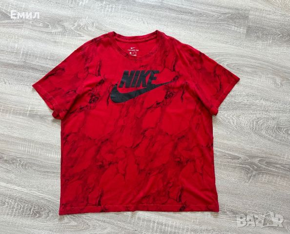 Мъжка тениска Nike Swoosh Marble Tee, Размер XXL, снимка 3 - Тениски - 46104074