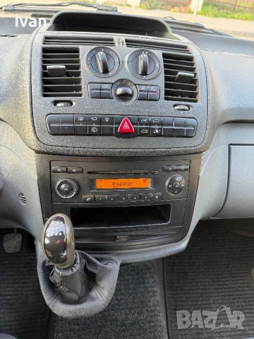 Mercedes Vito 111CDI 9места XXXL W639 6скорости 2008г, снимка 8 - Бусове и автобуси - 53879488
