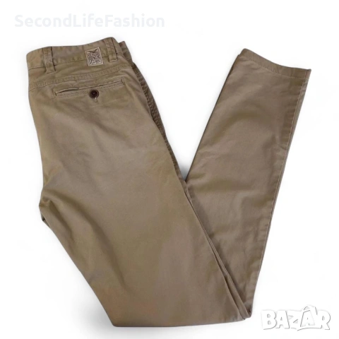Мъжки панталон Tommy Hilfiger Chino размер W31 L34 бежов, снимка 3 - Панталони - 53118851