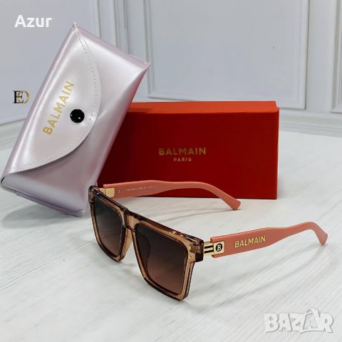 Слънчеви очила с UV400 защита с калъф и кутия Balmain 🕶 Chanel Код D279 - Различни цветове, снимка 5 - Слънчеви и диоптрични очила - 46463201