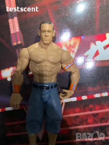 Екшън фигура WWE John Cena Джон Сина Mattel Basic Blue Cargo Orange Bands figure играчка, снимка 12 - Колекции - 49149996