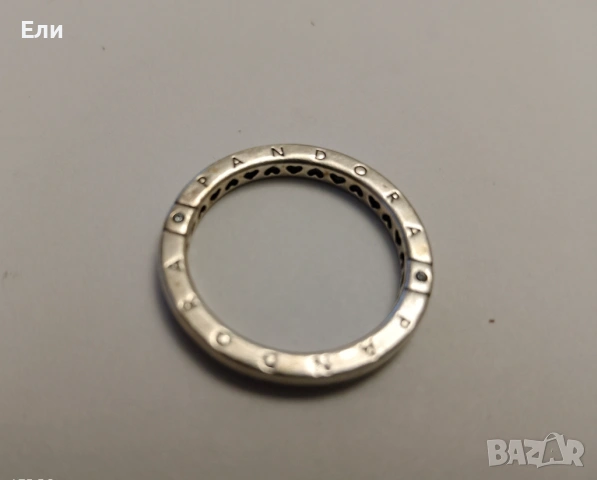Пръстен,,PANDORA,,S-925,ALE54,2,9гр.Диаметър 2см.