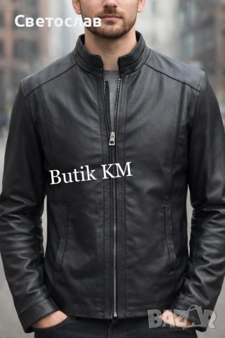 Мъжки якета от естествена кожа , снимка 17 - Якета - 52239500