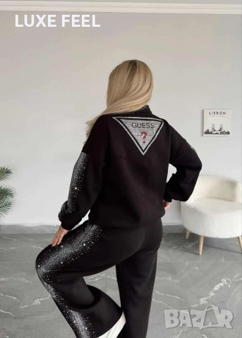 Дамски ватирани комплекти Guess - два цвята - 95 лв., снимка 5 - Спортни екипи - 52818537