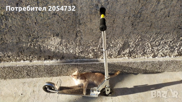 Сгъваема тротинетка с крачна спирачка, снимка 6 - Скейтборд, ховърборд, уейвборд - 51513925