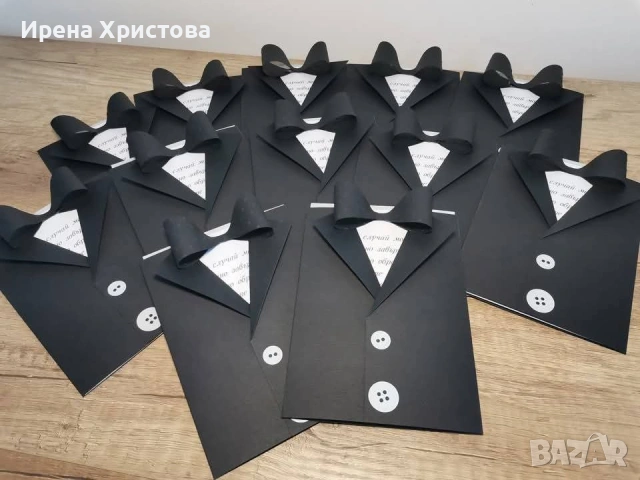 Покана-костюм за бал, юбилей, пенсиониране, кръщене , снимка 9 - Декорация - 53534138