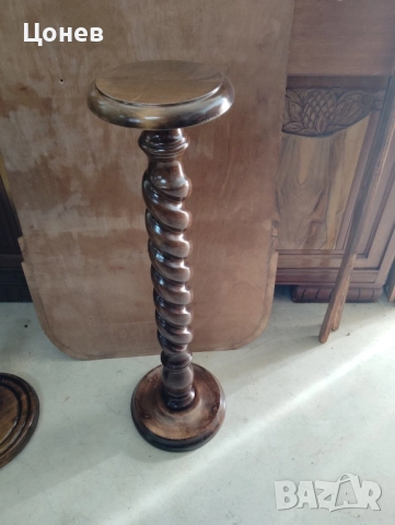 Постамент “barley twist” , снимка 2 - Декорация за дома - 52154486