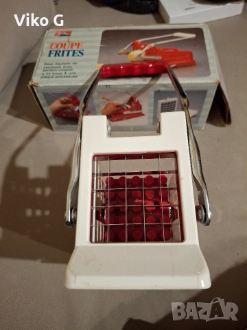 Кухненска Резачка за картофени пръчкиVintage Potato Chipper Patatine Fritte , снимка 2 - Аксесоари за кухня - 52830519