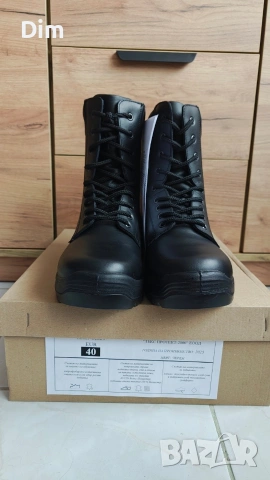 Български военни кубинки от естествена кожа чисто нови 40 номер 