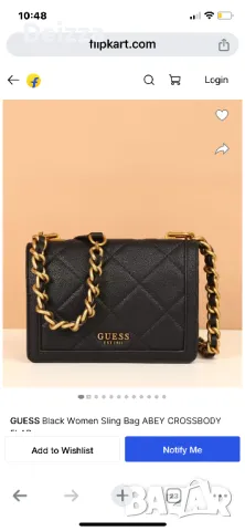 Оригинална чанта на Guess, снимка 1 - Чанти - 48421482