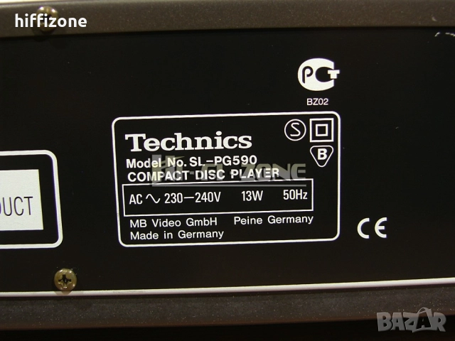CD плеър  Technics sl-pg590 /1 , снимка 9 - Ресийвъри, усилватели, смесителни пултове - 52944214