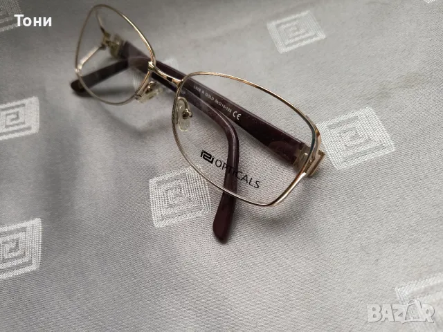 Нова оригинална диоптрична рамка Opticals L608 R Gold, снимка 3 - Слънчеви и диоптрични очила - 47085848