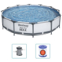 Bestway Steel Pro MAX Комплект басейн 366x76 см(SKU:92835, снимка 1 - Басейни и аксесоари - 44957923