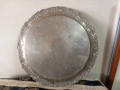 Месингов поднос,табла арт деко, снимка 4