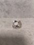 Сребърен пръстен със седеф, снимка 1 - Пръстени - 46020520