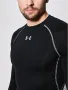 Under Armour Ua HeatGear® Long Sleeve Compression - страхотна фитнес блуза КАТО НОВА М, снимка 2