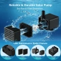 Соларна помпа за фонтан 5.5W с 3M захранващ кабел, 5 режима на пръскане, снимка 3