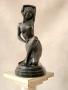 Голяма бронзова статуетка, снимка 3