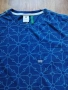 G-Star RAW Men's Midnight Aged Blue Indigo - страхотна мъжка тениска КАТО НОВА С, снимка 3