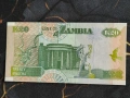 Банкнота - Замбия - 20 квача UNC | 1992г., снимка 2