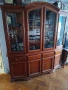 Масивна дървена витрина от две части , снимка 2