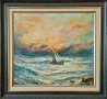 Картина, море, худ. А. Симеонов, снимка 1